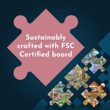 Seaspray Cottages BIG 500 Piece Jigsaw Puzzle