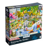 Enjoying the Garden - BIG 500 Piece Jigsaw Puzzle