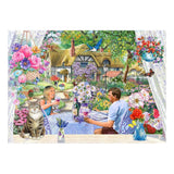 Enjoying the Garden - BIG 500 Piece Jigsaw Puzzle