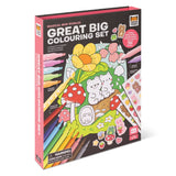 Tiger Tribe Great Big Colouring Set Magical Mini Worlds | Kids Travel Sets